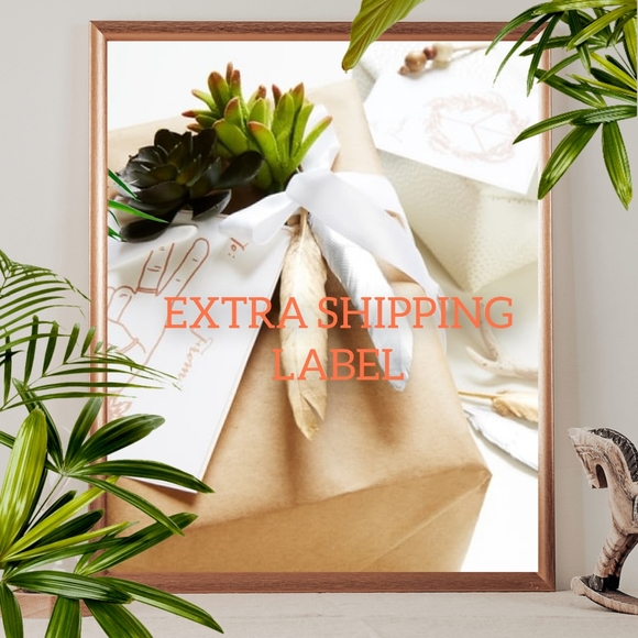 EXTRA SHIPPING LABEL - Picture 1 of 1